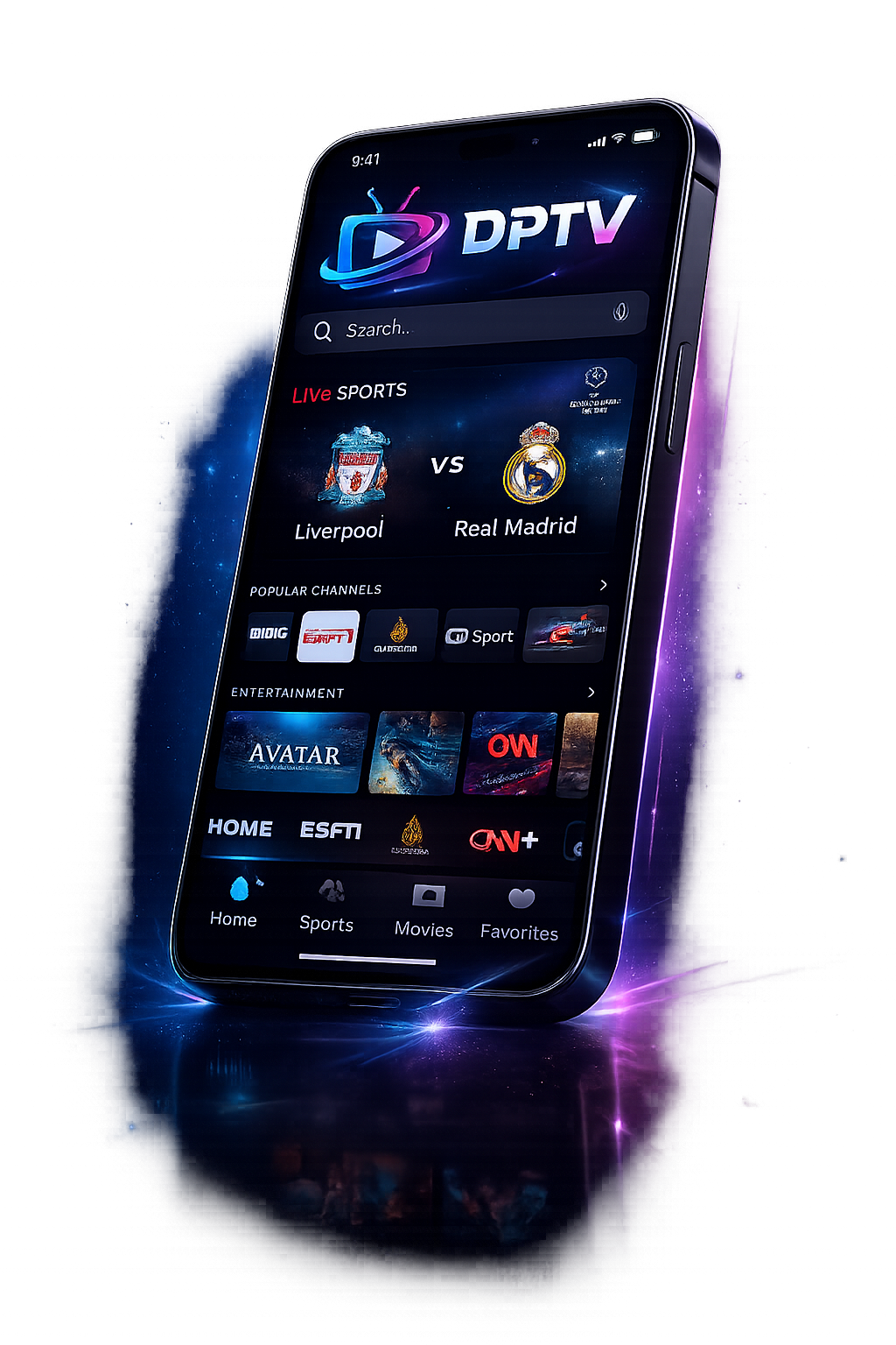 DPTV app preview